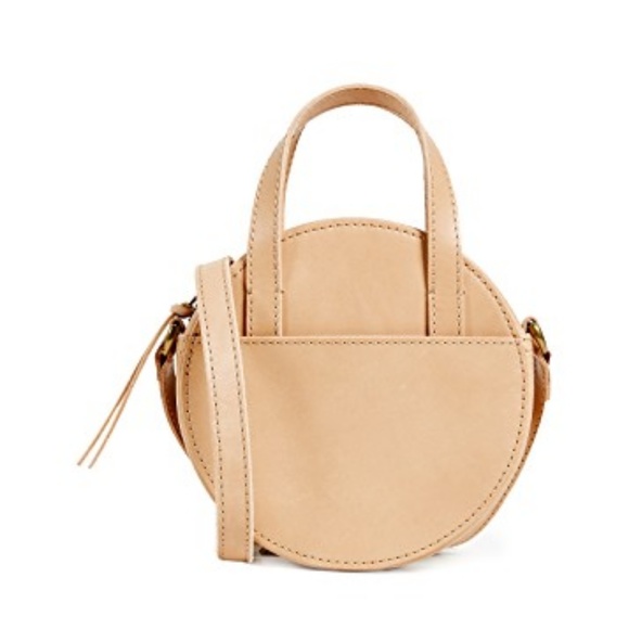 Madewell Handbags - NWT Madewell Juno Mini Circle Tan Crossbody Bag